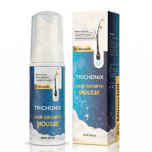 Trichonix™ 5% Minoxidil Hair Growth Mousse – Advanced Foam Formula